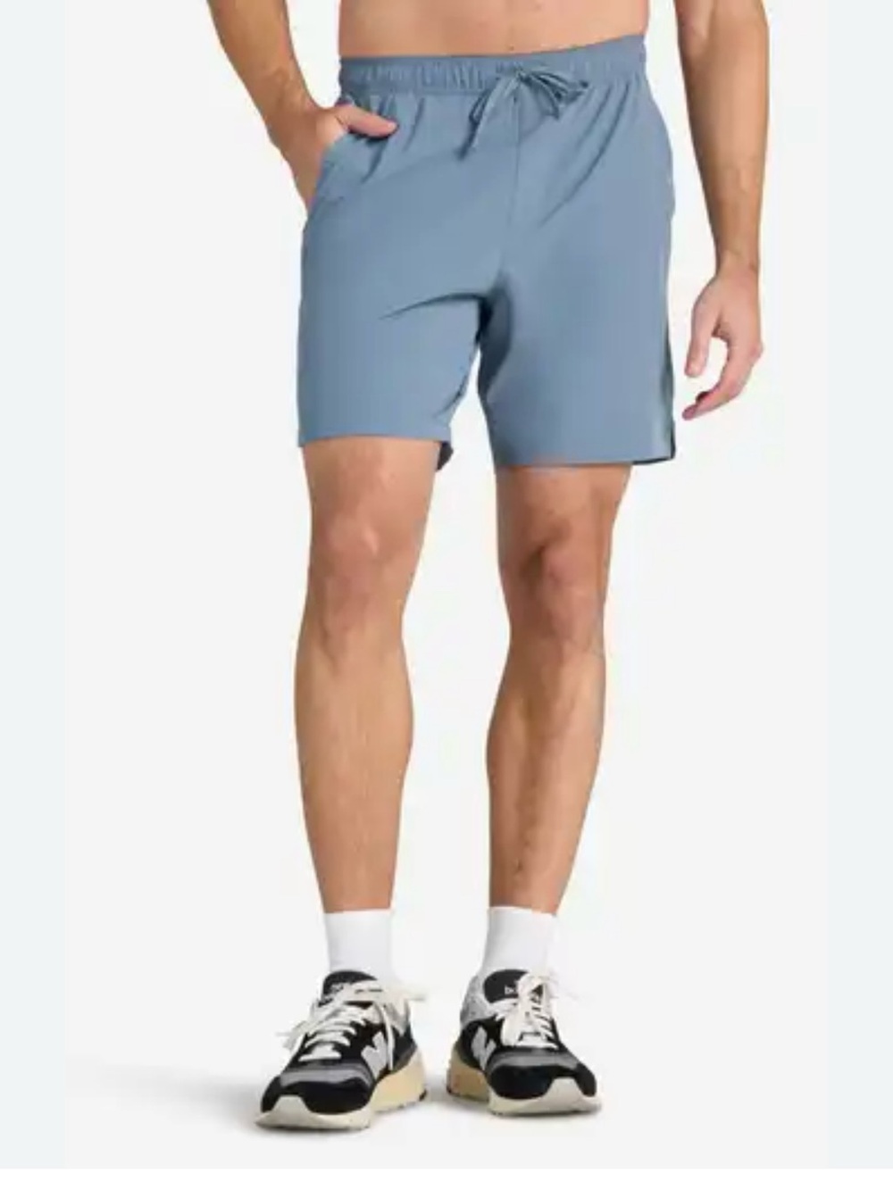 90 Degree By Reflex Light Blue Men's Athletic Shorts